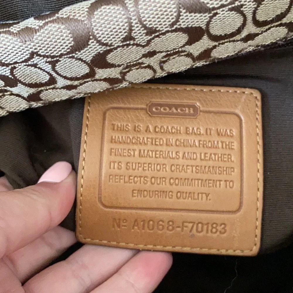 Coach Voyage Signature Messenger Bag